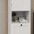 One White Laundry Cabinet - Tilt-out, E1 , Painting, 60 Lbs Capacity, Space Saver, Easy Assembly Steps Sorter With One Compartment, Door, Material, Load Saving, To Assemble Soon, Easily And Smoothly