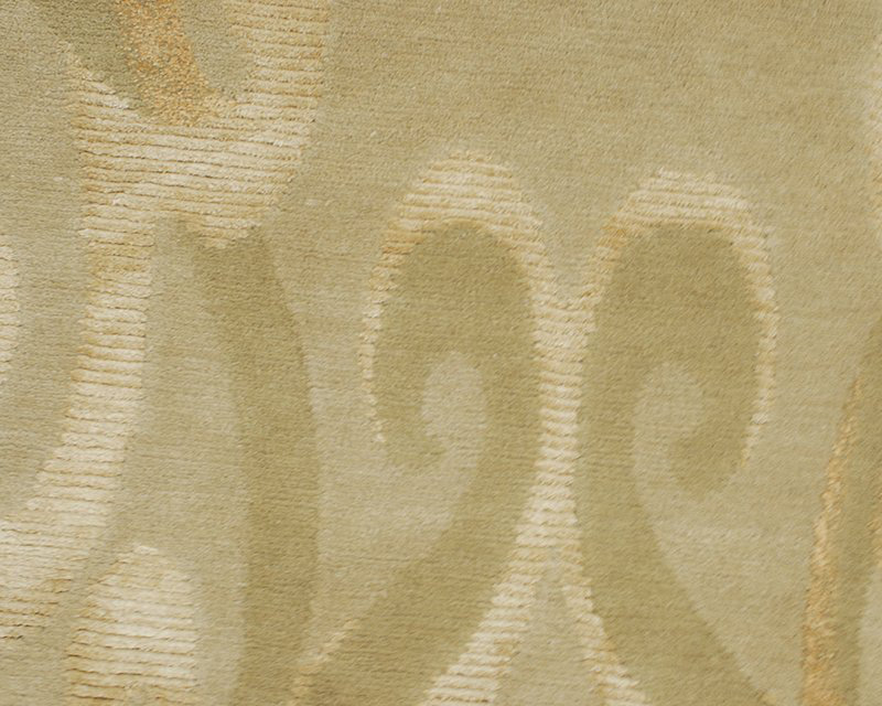Assumed Damask Area Rug in Gray/Green