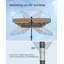 Burdzel Rectangular Market Parasol-24857056-24857057