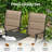 4 - Person Upgraded Square Outdoor Dining Set-284767807