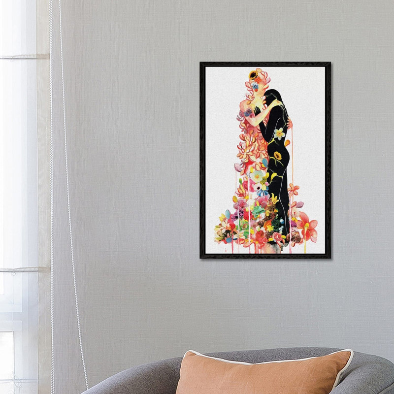 Your Love Heals by Pride Nyasha - Print on Canvas, 66.04 cm H x 45.72 cm W, Black Framed