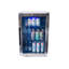 Mont Alpi 2.7 Cubic Ft Outdoor Rated Glass Door Compact Refrigerator with Thermostat + LED Lighting