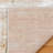 Gretchen Cheema Modern Abstract Orange Gray Ivory Livingroom Dining Bedroom Polypropylene Indoor Area Rug-95666181