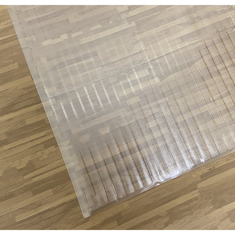 (27" Wide) Clear Vinyl Plastic Premium Floor Runner Protector Sold By Linear Feet, Runner 2'3" x 10'