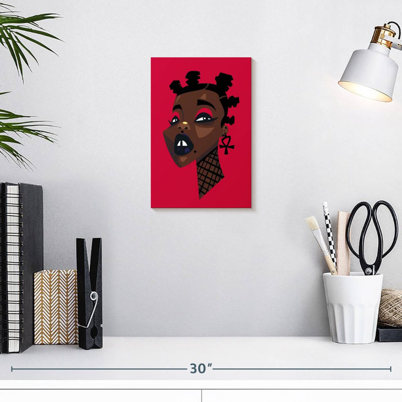 Femme Leisha Afro Punk, H 12 po x l 8 po
