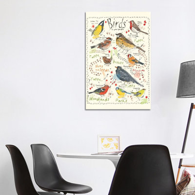 Birds In Your Garden II by Michelle Campbell - Wrapped Canvas Gallery-Wrapped Canvas Giclée