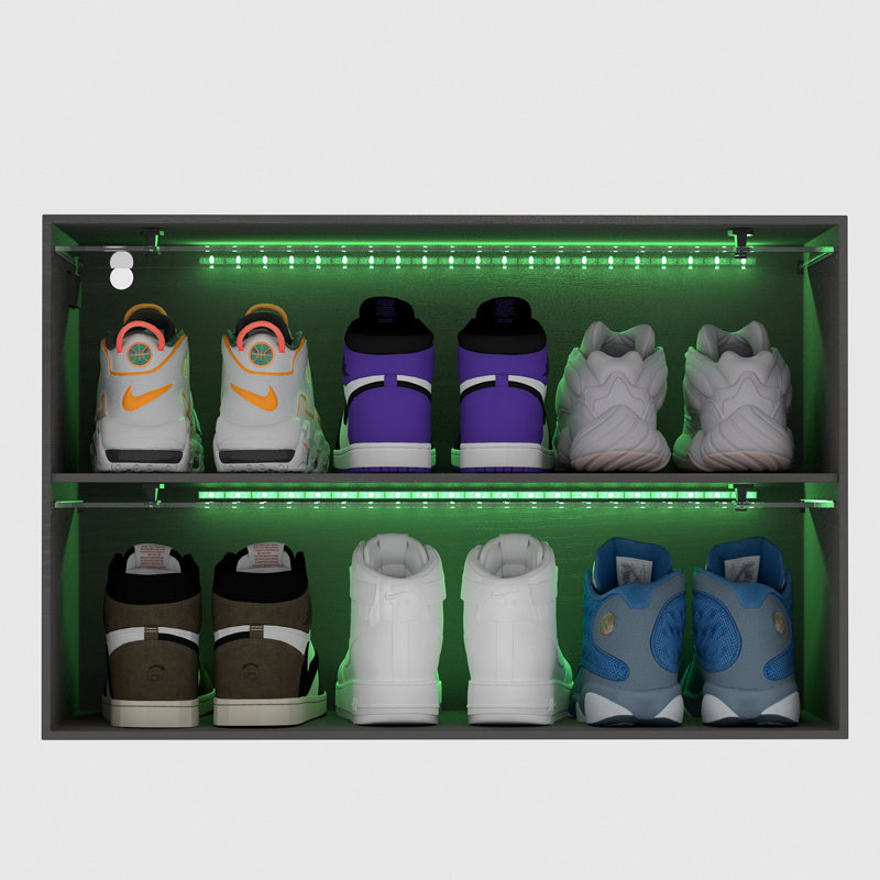 6 Pair Stackable Shoe Storage Box