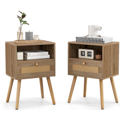 40cm W Bedside Table