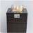 Outdoor Fire Pit Column, Propane Fire Column Decorative Gas Fire Pit Table Garden Corner Fire Table