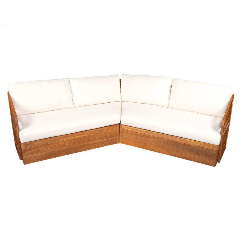 Ensemble de canapé Royal Acacia Patio V, beige