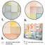 Motif de cubes multicolores II - ensemble géométrique abstrait 5 pièces-1495649034