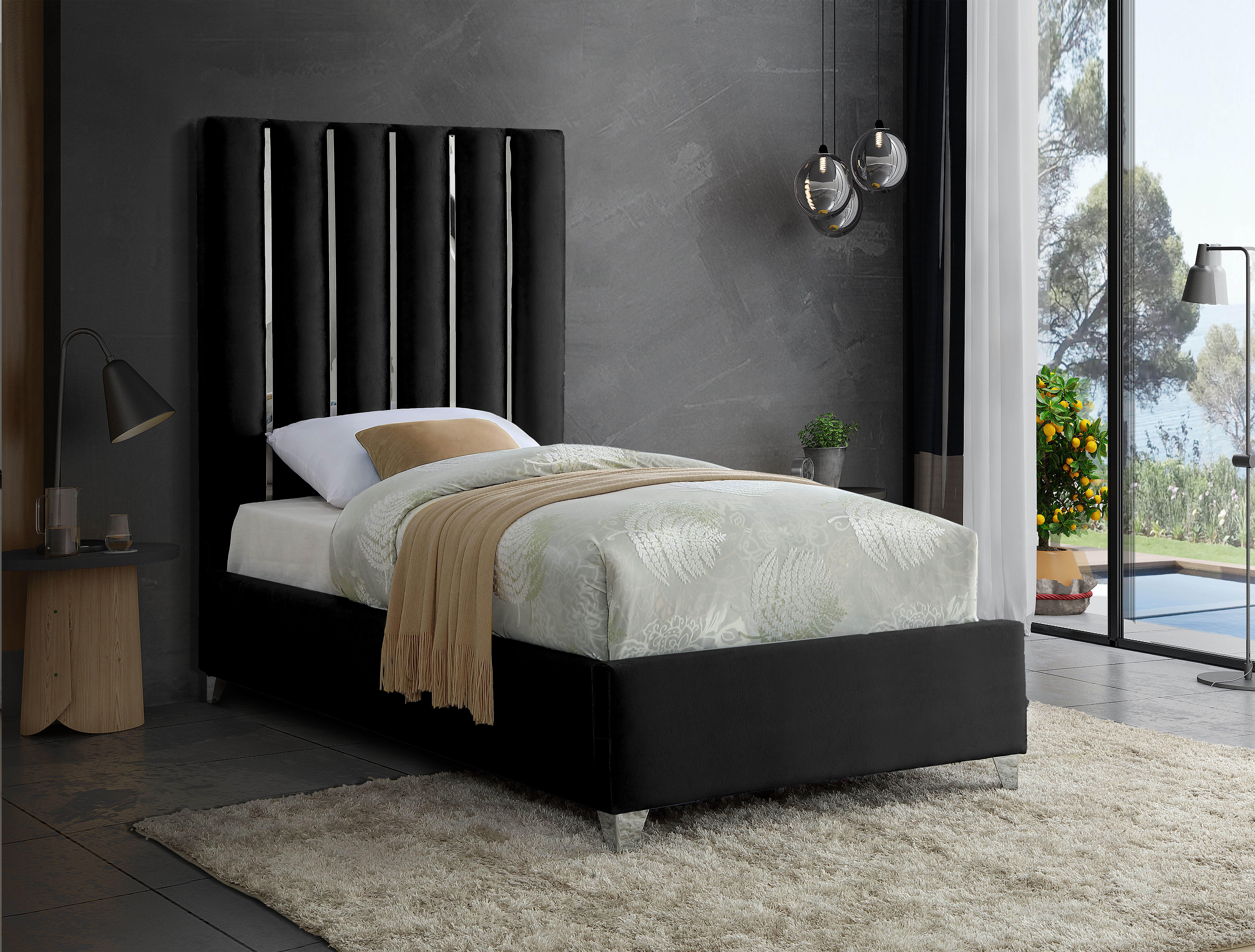 Dietrich upholstered store platform bed