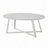 Elegant Wood Oval Coffee Table