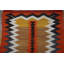 Tribal Geometric Antique Flatweave Native American Wool Navajo Rug
