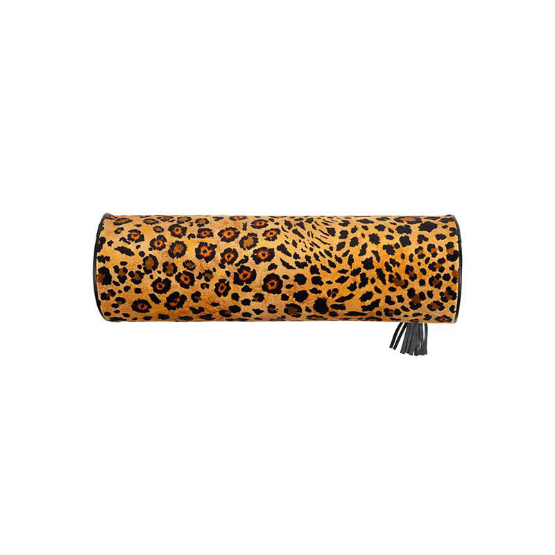 Ardmore Velvet Bolster Pillow, Gold