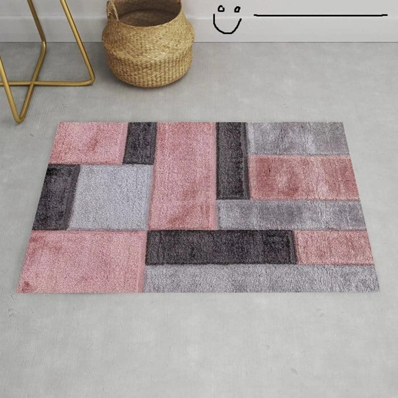 New Large Shaggy Area Rugs Hallway, Rectangle 60 x 110cm