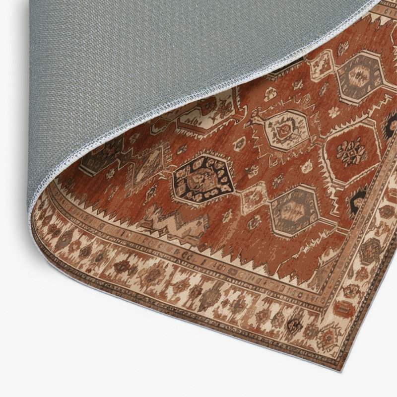 Tapis d'intérieur et d'extérieur brun Persian, Rectangulaire 2 pi x 3 pi