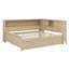 Wood Daybed With Storage Shelves And Trundle