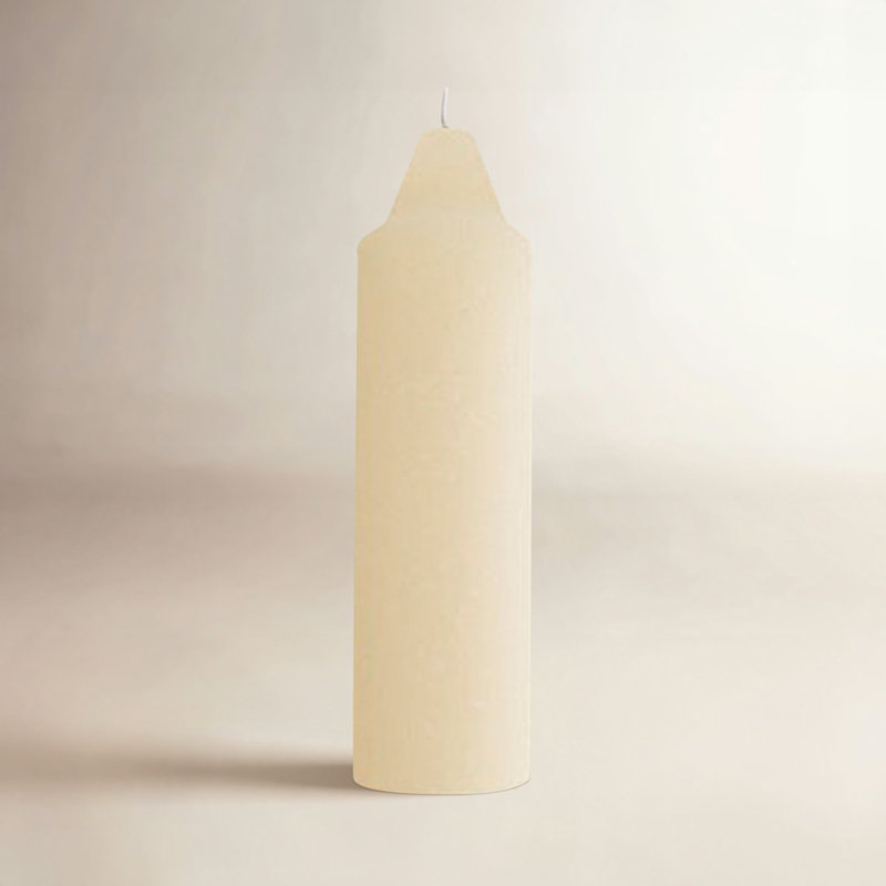 Unscented Taper Candle, Ivory