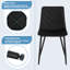 43.5cm H Velvet Upholstered Side Chair-1611941344