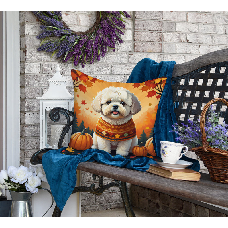  Coussin décoratif intérieur / extérieur en polyester Autre / Sans motif, 18 po x 18 po