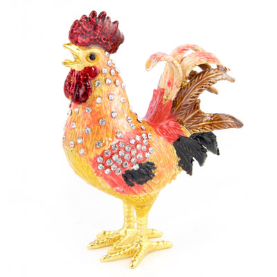 Figurine coq Feng Shui Bejeweled