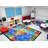 Noahs Alphabet Animals Area Rug