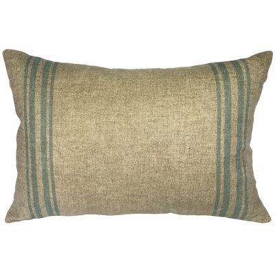  Grainsack Striped Linen Lumbar Pillow