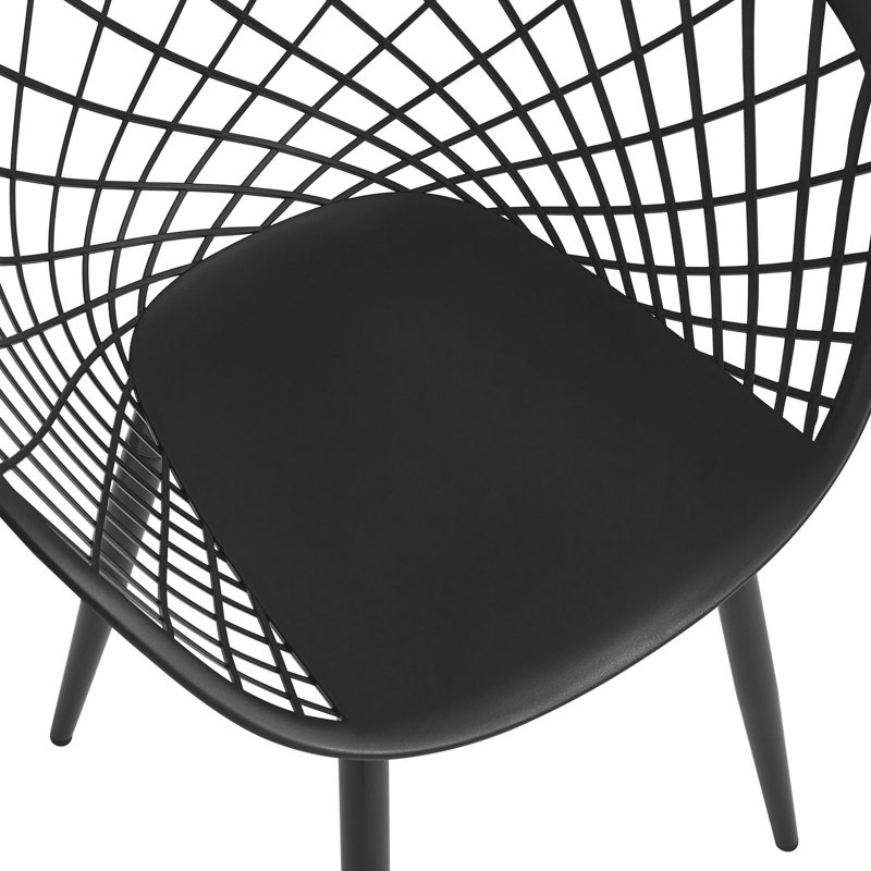 46cm H Armchair in Black