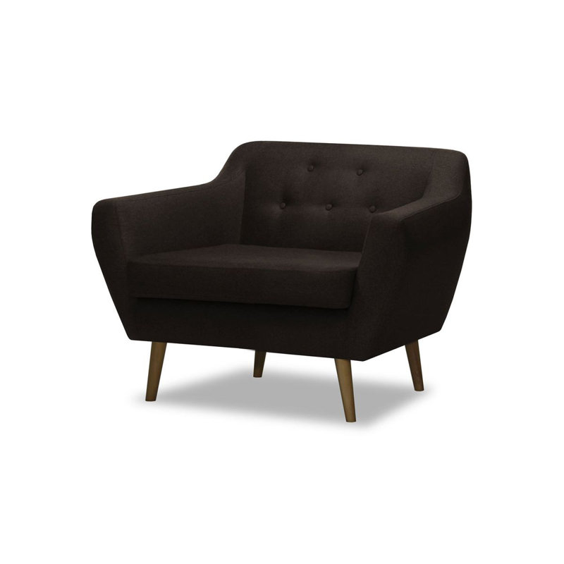 Upholstered Armchair, Brown