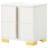 Jeremiah White 2-Drawer Nightstand