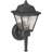 1-Light Outdoor Cast Aluminum Black Wall Mount Wall Light Wall Lantern with Clear Seedy Glass