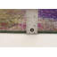 Tapis de la zone en laine 5 pi 1 po x 8 pi 2 po à la main one-of-kind à la main-noué la 1980 Overdyed