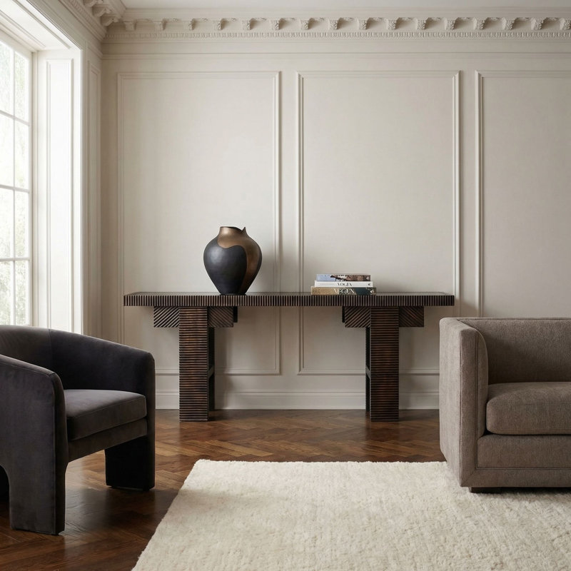 Nabu 82'' W Solid Wood Console Table