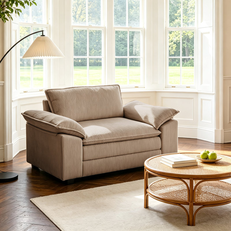 Fauteuil Lauretta, Camel