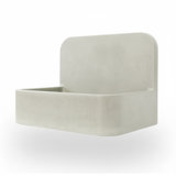 Newterra Handmade Concrete Wall/Vessel 22" Bathroom Sink