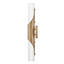 Meuble-lavabo à DEL intégré 22,75 po Grace avec verre opale gravé Grace-94487085