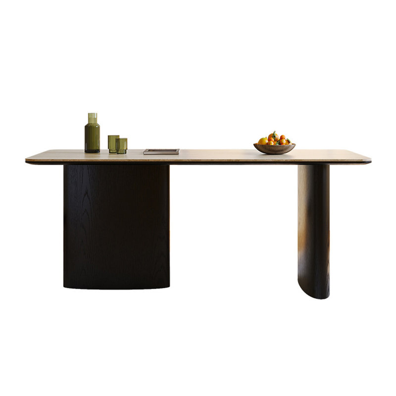 Inesis Solid Wood Base Dining Table, 31.5" W x 70.9" L