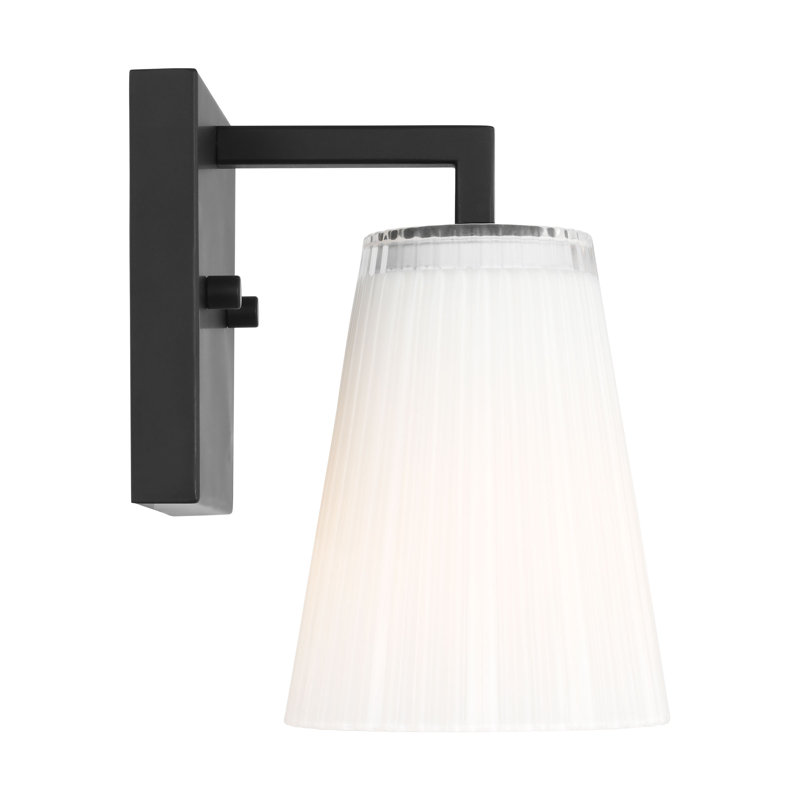 Petit meuble-lavabo Upson de Génération Éclairage , Une lumière, Nuit noire, H 7,75 po x l 5 po x P 6,25 po
