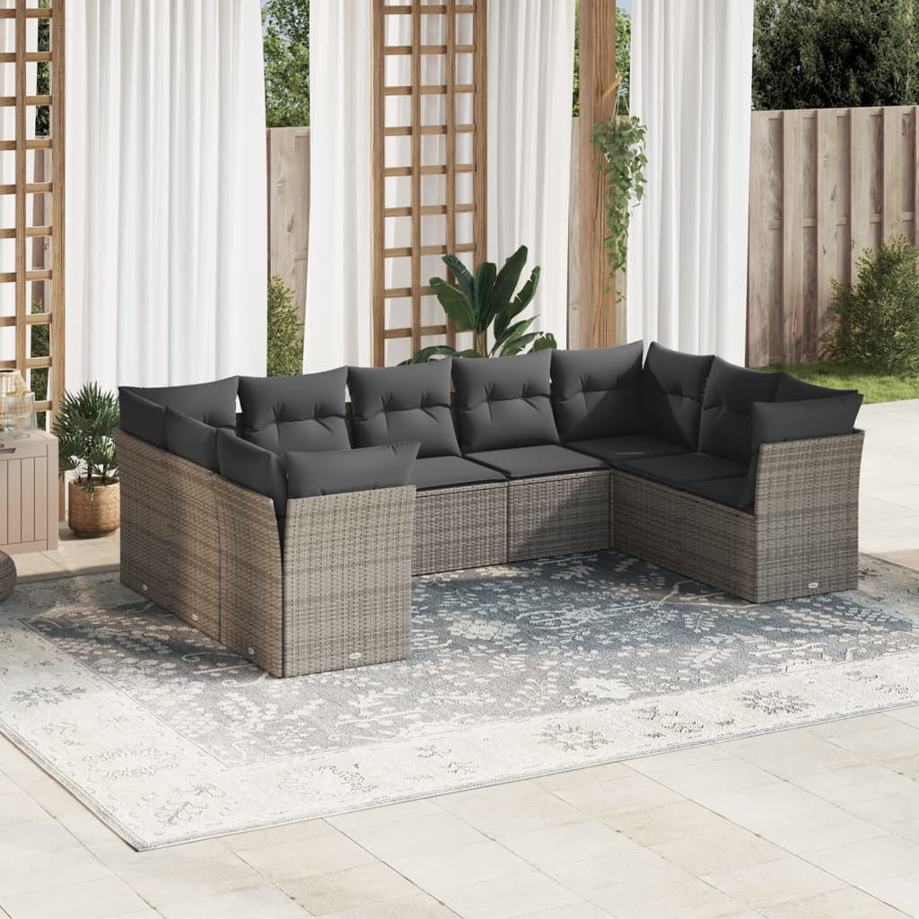 Gartensofa 10 mit Kissen