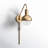 Luke Steel Plug-in Armed Sconce-557911997