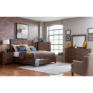 Pieceworks Solid Wood Piece Bedroom Set