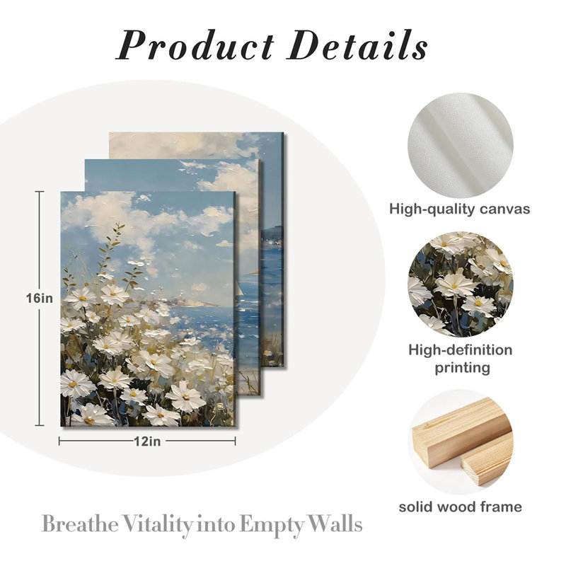 3 Piece Wrapped Canvas Print