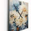 Minimalisme - Peinture en bleu II - Horloge murale-1836060572