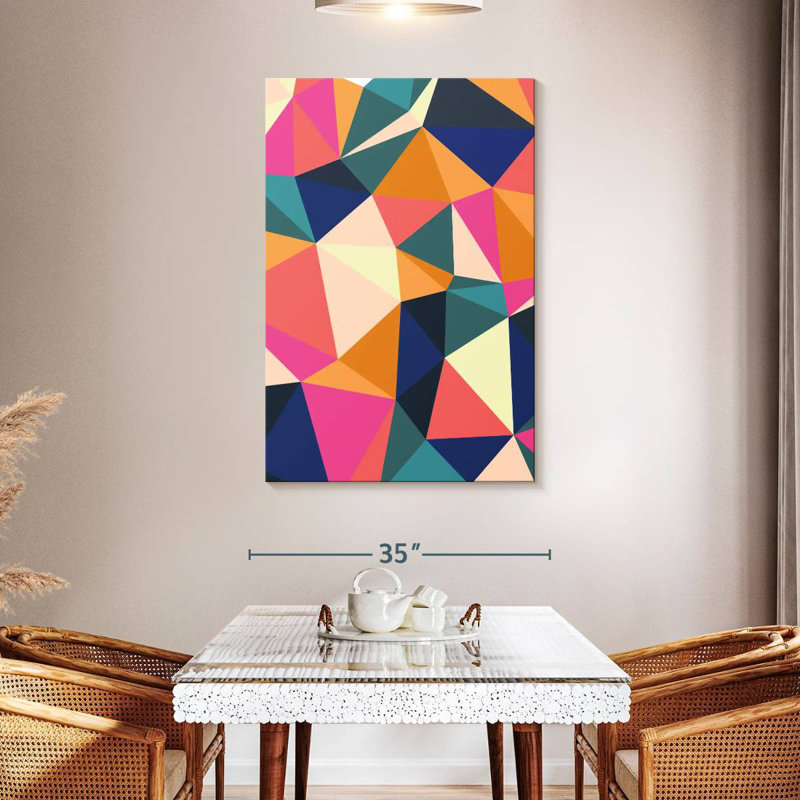 Avery Geometric Burst, 48" H x 32" W