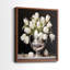 «FLORAL Series DCCIV», reproduction encadrée de qualité supérieure - prête à être accrochée - aucun clou requis - aucun clou requis-107998788-107998790