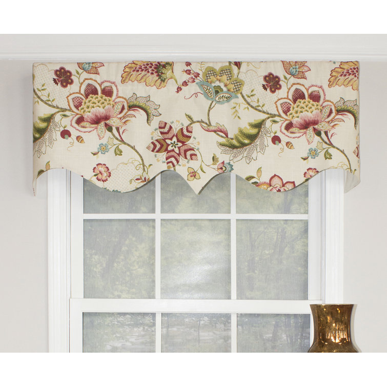 Jacobean Floral Regal 50" Window Valance