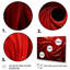 «Red Abstract Spiral Dreamscape III», art mural abstrait en spirale-1928698493-1928698494