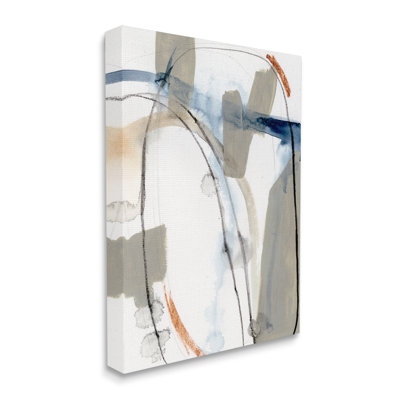 «Sabine Inspired Abstract Design Expressive Organic Shapes» par Victoria Barnes - peinture sur toile