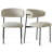 Upholstered Dining Chair With Metal Legs-453996677